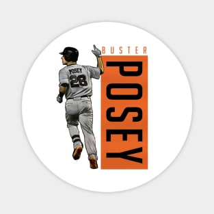 Buster Posey San Francisco Outline Magnet